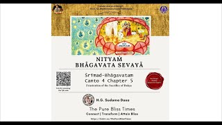 nityaṁ bhāgavata-sevayā - SB Canto 4 Chapter 5