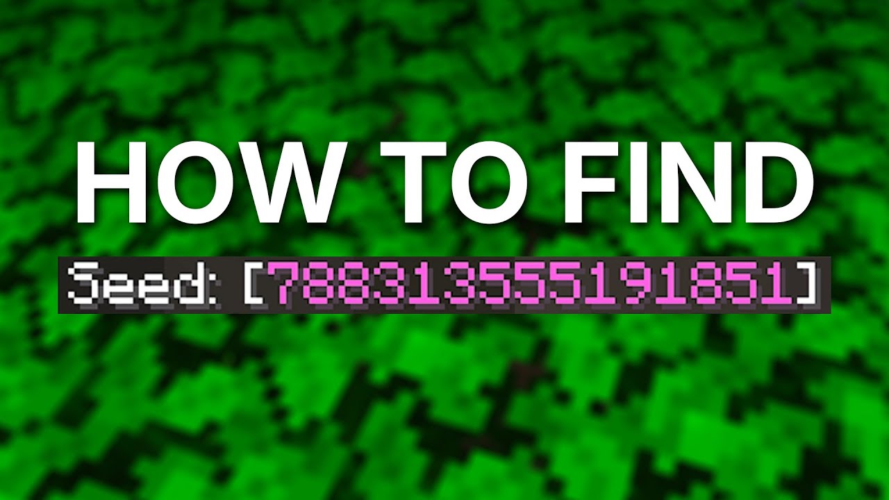 How to Check the Seed on a Minecraft Server - YouTube