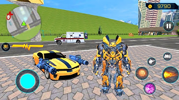 Robot Araba Oyunları #9 - Optimus Prime Multiple Transformation Jet Robot 2020 - Android Gameplay