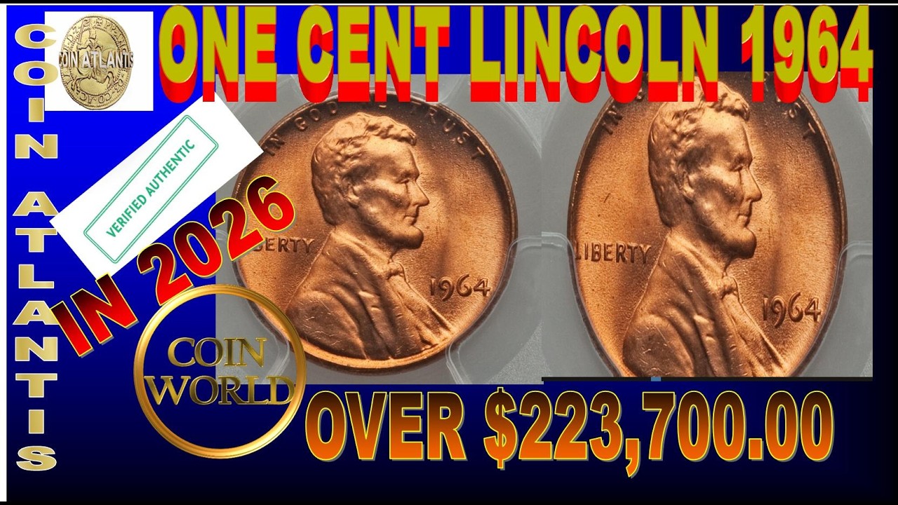 1964 lincoln Penny Value. OVER $223,700.00 IN 2026 - YouTube