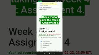 NPTEL Speaking Effectively Assignment 4”. Solution 2022