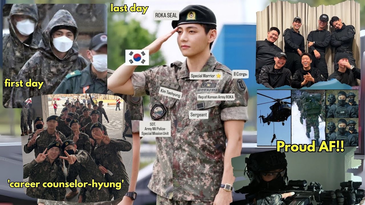 Ким Тэхён был в самом сложном подразделении, выдерживая самые изнурительные тренировки и становяс...