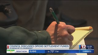 Fairmont City Council discusses opioid settlement funding in work session