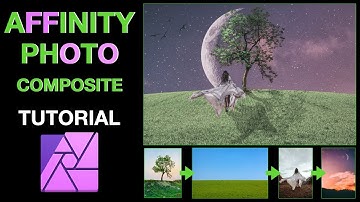 Affinity Photo Composite Tutorial (Run to the Moon)