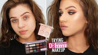 TRYING *NEW* Designer Brands Makeup / Mostly Drugstore Chit Chat GRWM
