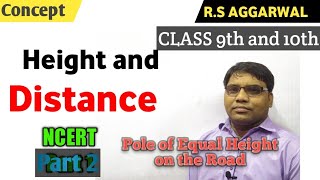 Height and Distance | Class10| Problem Video | part 2 | Important Concept based questions | Equal