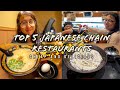 CHEAP AND DELICIOUS 5 Must-Try Chain Restaurants in Japan