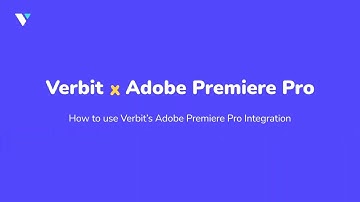 How to Use the Verbit Plugin in Adobe Premiere | Step-by-Step Captioning Tutorial