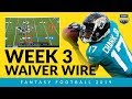 Week 3 Waiver Wire - QB Replacements & Chiefs With High Fantasy Football Upsides