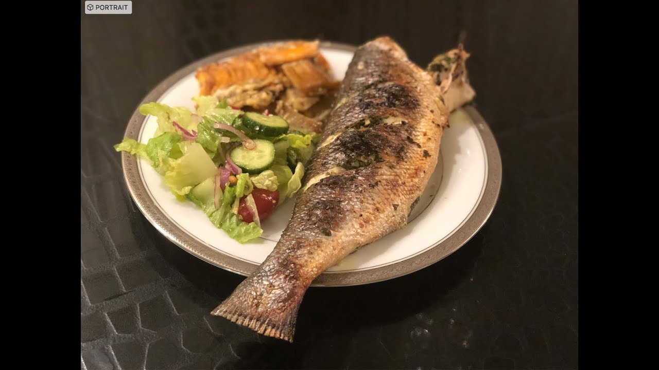 דג שלם בגריל עם תפוא ובטטה מוקרמים לחג שבועות! 😍😋 Whole Grilled Fish Potato & Yams!