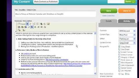 Create Content Creation Instructions and Workflows in DivvyHQ