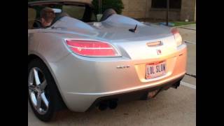 2007 Saturn Sky Redline Muffler Delete!