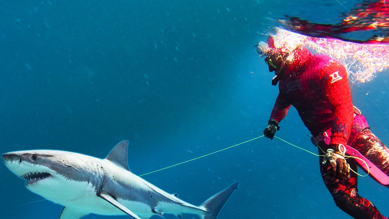 ОГРОМНАЯ АКУЛА... Мне пришлось её подстрелить! ПОДВОДНАЯ ОХОТА В АВСТРАЛИИ!