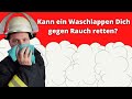Kann ein Waschlappen Dich gegen Rauch retten?#BrandschutzEinfachErklärt #shorts