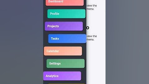 responsive design of hamburger menu using html css js #music #responsivemenu #serverside #html #css