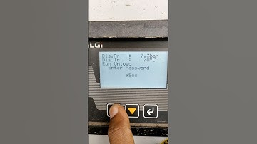 Elgi compressor E7 || Password reset after service #restpassword #compressor #elgi7 #electrical