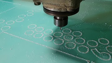 Gerber ar 600 Cnc circle test routine.