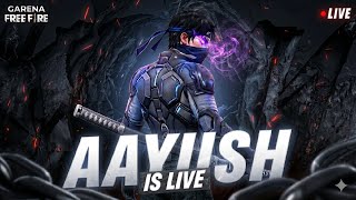 AAYUSH FFX is live | FREE FIRE LIVE | GUILD TEST LIVE | FF LIVE GUILD TEST #freefirelive #giveaway