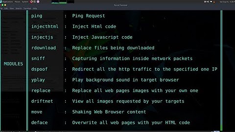 Xerosploit_-_Efficient & advanced Man in the middle Framework  [kali linux & parrot]