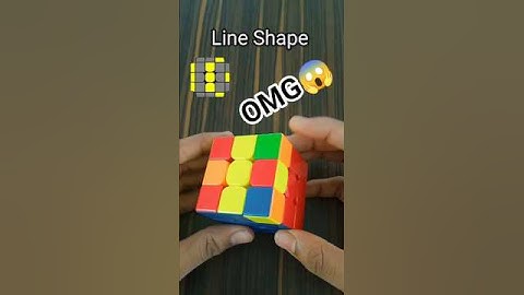 Oll 26 : Line Shape 🤯 #shorts #shortsfeed #rubikscube