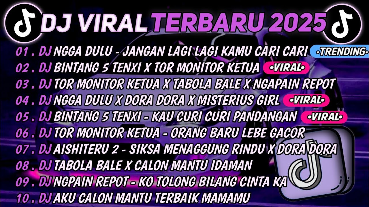DJ TIKTOK TERBARU 2025🎵DJ NGGA DULU - JANGAN LAGI LAGI KAMU CARI CARI🎵DJ BINTANG 5 TENXI |FULL ALBUM