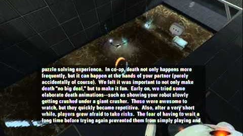 Portal 2 Developer Commentary Confidence Building