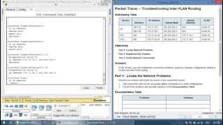 CCNA2 5.2.2.4 Packet Tracer Troubleshooting Inter VLAN Routing