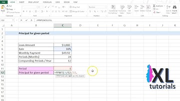 How To Calculate Principal For Given Period