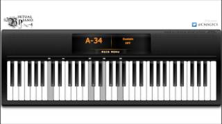Virtual Piano - Starry Starry Night