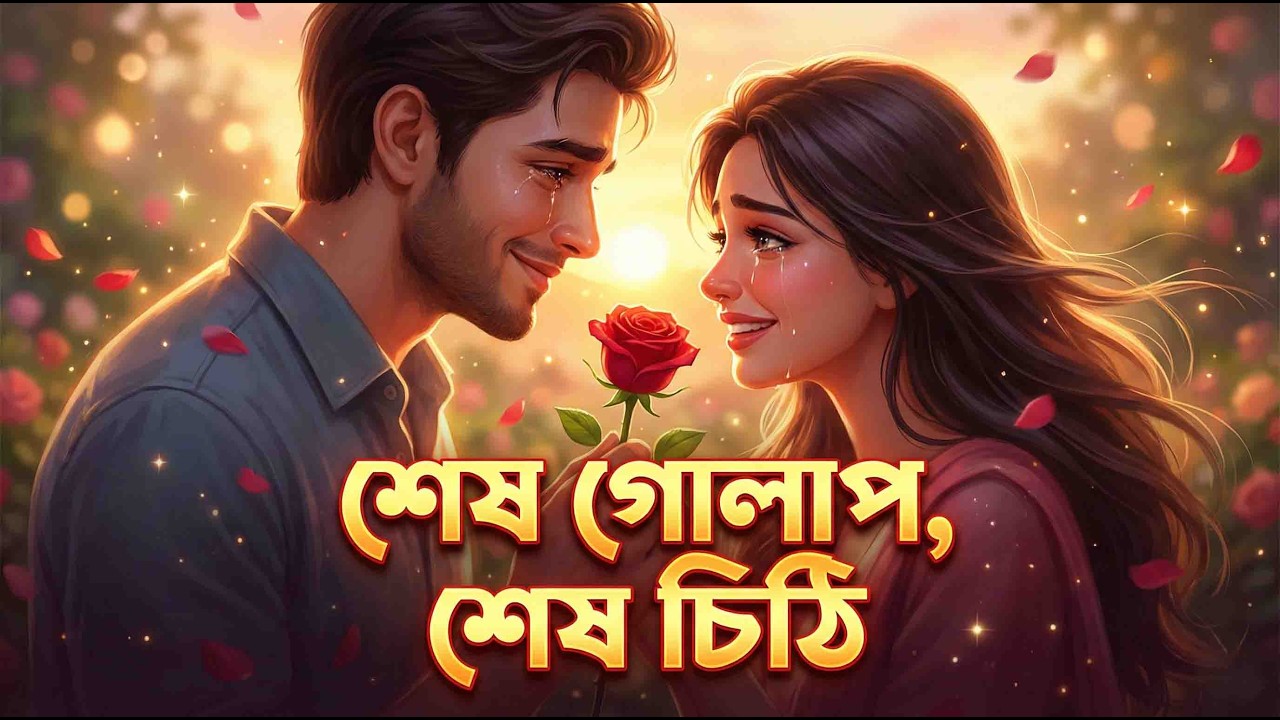 “শেষ গোলাপ, শেষ চিঠি” 🎶 Middle-Class Romantic Duet | Nostalgic Valentine Story#viral #youtube #love