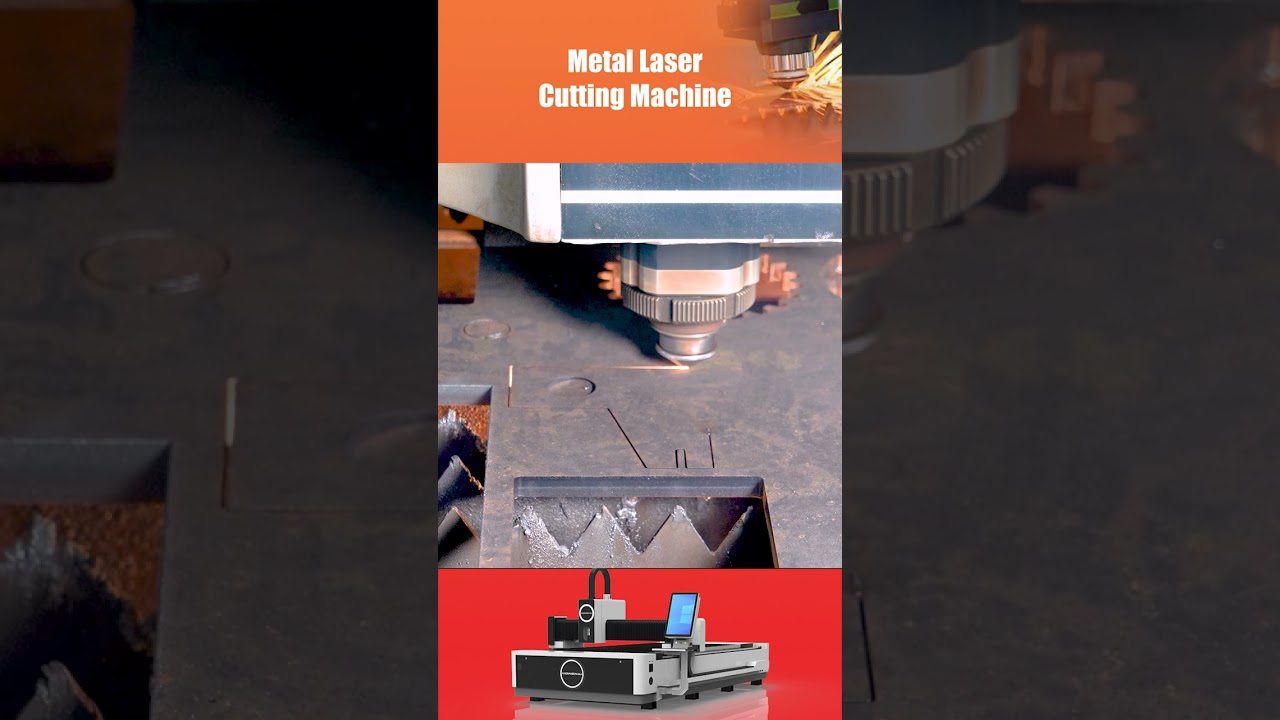 Hongniulaser 6KW Fiber Laser Cutter Cutting 10mm Carbon Steel