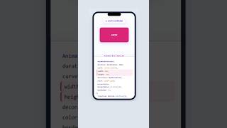Flutter AnimatedContainer in 25 Seconds🔥 🤯 #flutter #reels #flutterwidgets