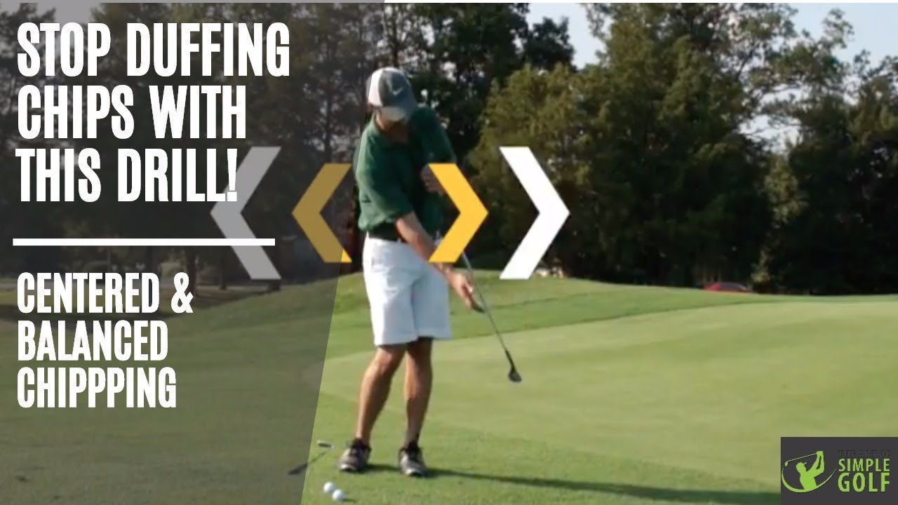 Golf Chipping Drill To Stop Duffing Chips How To Do Chip Shots Alex