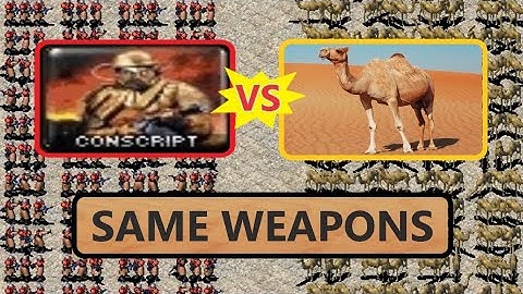 if Camels had Conscript weapons - Red Alert 2