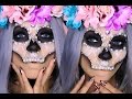 CATRINA CON ENCAJE Y PIEDRAS HALLOWEEN MAKEUP