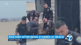 Victim dies after being stabbed in chest outside public restroom at Santa Monica Beach