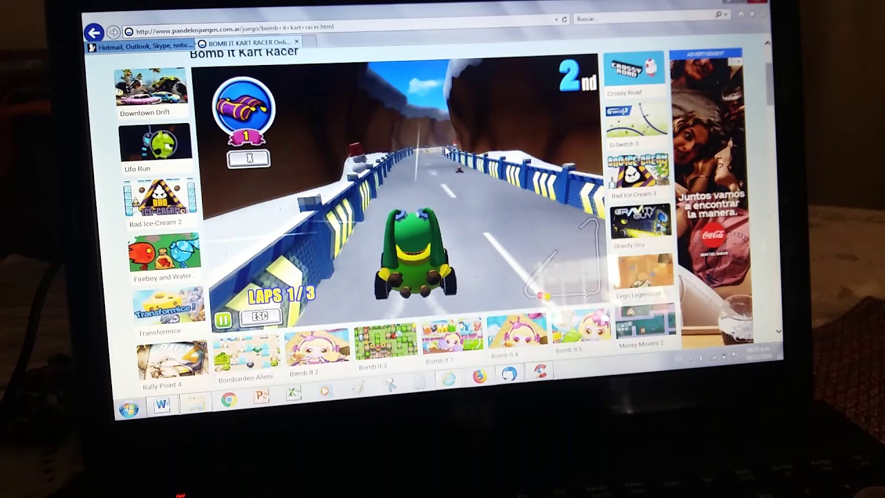 Bomb it kart racer miku is fly? - YouTube