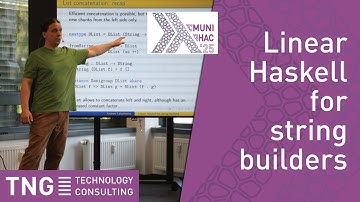 MuniHac 2025 - Saturday, September 13th - Andrew Lelechenko: Linear Haskell for string builders
