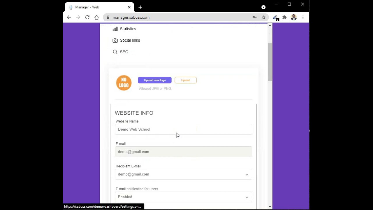 How To Link Multiple Website Managers Together - Samora Bot