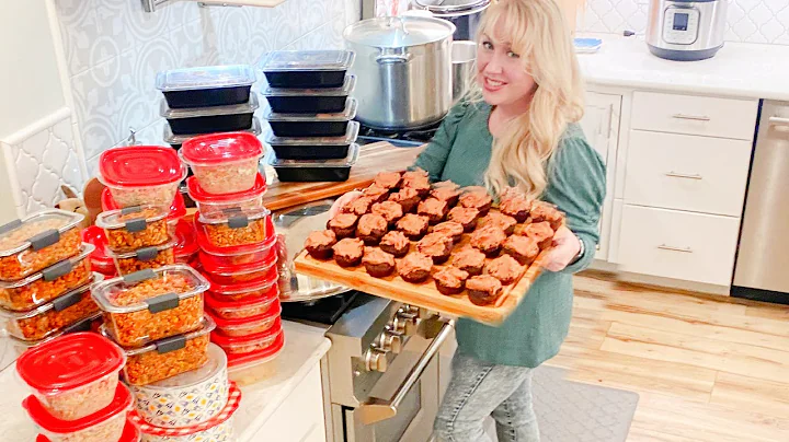 Filling My Freezer with 40 Scratch Made Freezer Meals (and my OVER 50 POUNDS WEIGHT LOSS!)