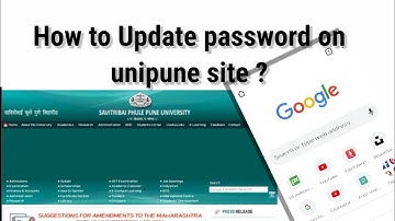 How to Change Password on #SPPU site | #JustImagine