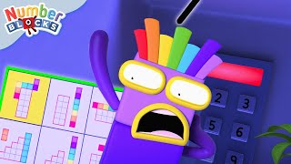 Lazer Maze Rectangle Challenge | Full Episode | 123  Learn to Count | @Numberblocks