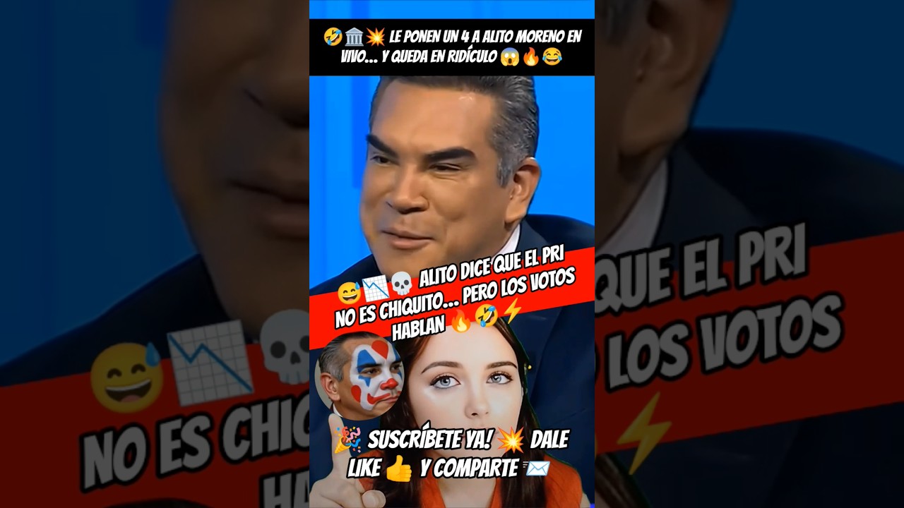 🤣🏛️💥 LE PONEN UN 4 A ALITO MORENO EN VIVO… Y QUEDA EN RIDÍCULO 😱🔥😂