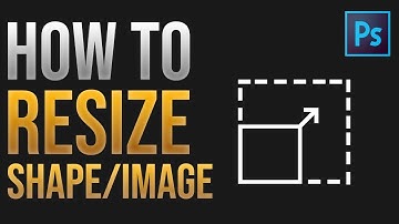 How to Resize Shape/Image in Photoshop CC 2022