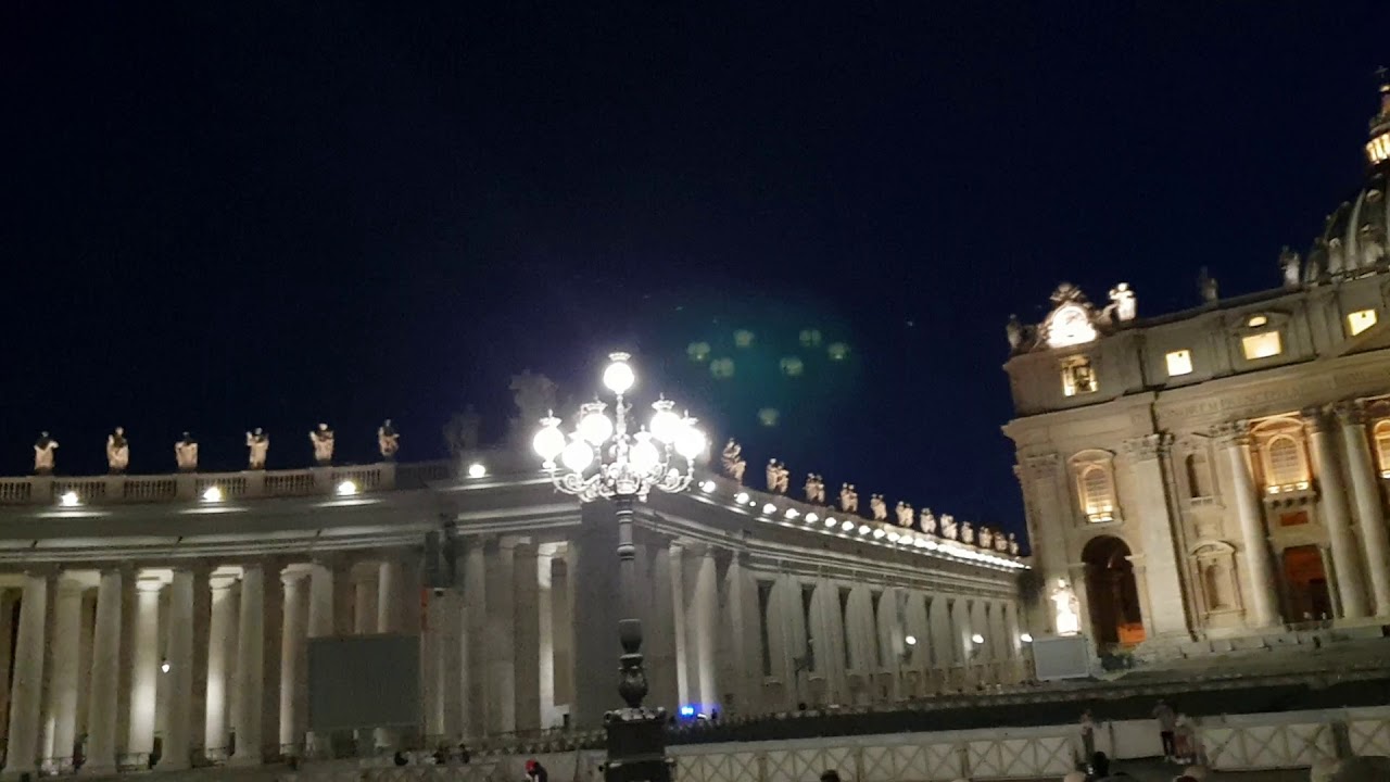 Saint Peter s Basilica At Night YouTube