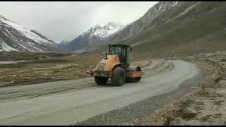 Case 1107EX-D Machine Working in Ladakh || Case Soil Compactor with Cabin