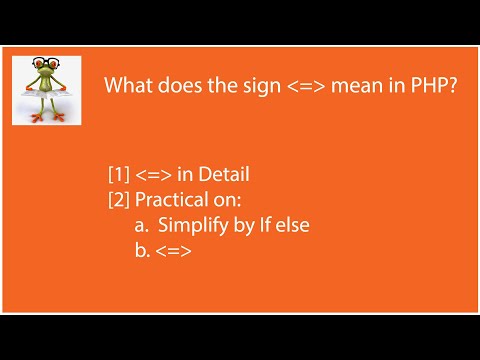 [Solved] What does the spaceship operator mean in PHP?