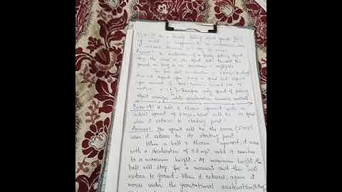 Unit 2 , Kinematics. Conceptual questions 6,7,8,9.