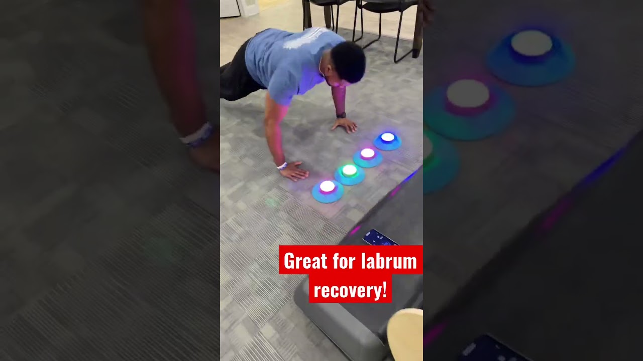 Blaze Pod Action: Single Arm  Stability Training w/ a College Basketball Player 