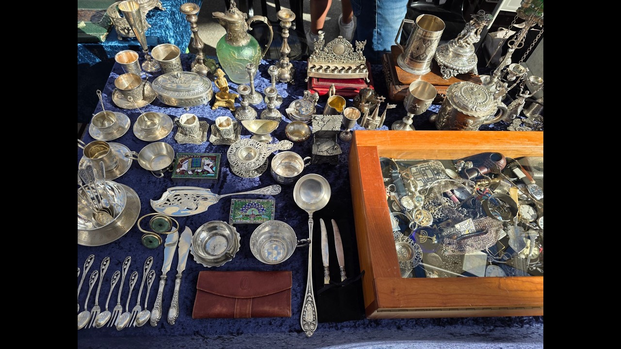 Охота за серебром винтажный антикварный рынок города Тель Авив 27.02.2026